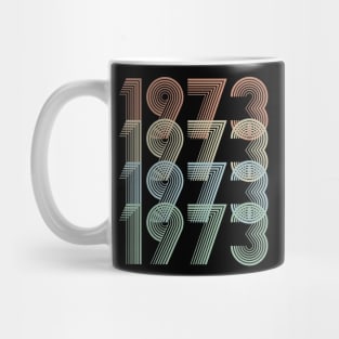 Vintage 1973 46th Birthday Gift idea Men Women Mug